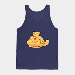 Buddha Cat Tank Top